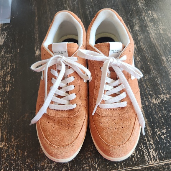 rag & bone Retro Court Sneaker in Sequoia Suede 39.5 US 9.5 Suede Leather - Picture 11 of 14